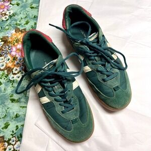 Coolway Goal Sneakers Shoes Green Red Size 9 Women's